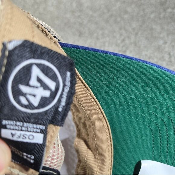 Golden State Warriors '47 Brand Clean Up Men’s Adjustable OSFA Hat Embroidered - Picture 6 of 8